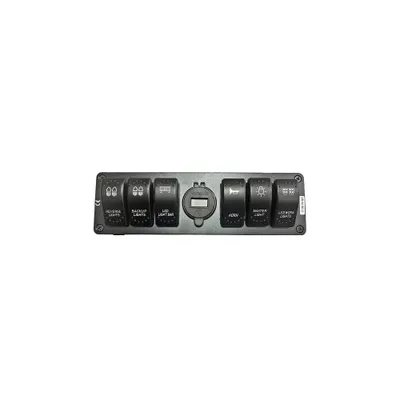 Carcasa suport cu 6 întrerupătoare tip Rocket voltmetru si USB Cod: SPA072