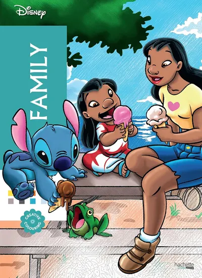 Carte de colorat după număr Hachette Heroes: Mystery Colouring - Family