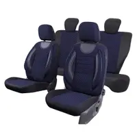Set huse scaun City albastru negru