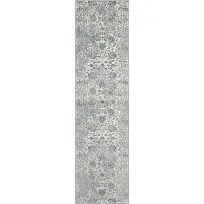Covor tip traversă albastru prăfuit 80x300 cm Sensi Tris – FD