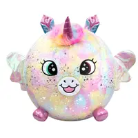 Jucarie de plus gonflabila, Biggies, Shiny Corns, Unicorn, Rainbow