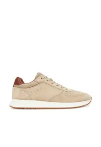 Pantofi sport pentru barbati - 305437228 - piele naturala - bej
