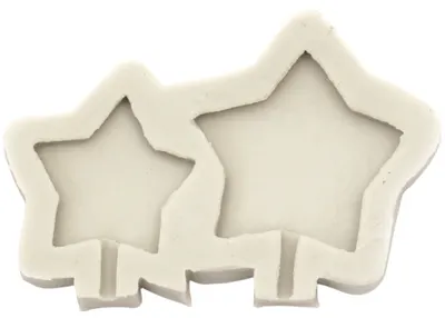 Mold din silicon (formă) Em Art - Stele, 75 x 52 x 8 mm