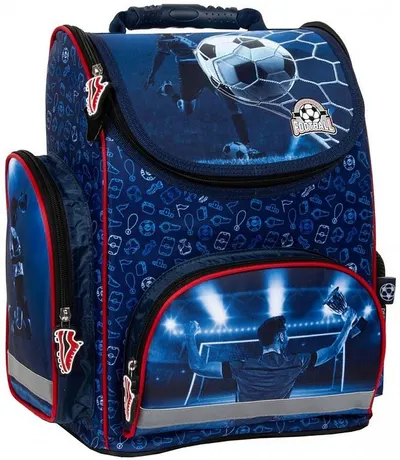 Ghiozdan ergonomic Derform Football 19 - Cu 1 compartiment