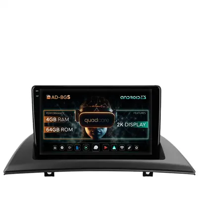 Navigatie 2K BMW X3 E83 (2003-2010), Android, S-Quadcore 4GB RAM + 64GB ROM, 9.5 Inch - AD-BGS90042K+AD-BGRKIT395