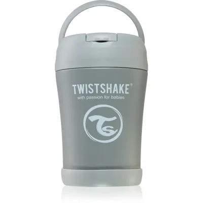 Twistshake Stainless Steel Food Container Grey termos pentru mâncare 1 buc
