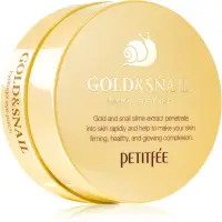 Petitfée Gold & Snail masca hidrogel pentru ochi extract de melc 60 buc