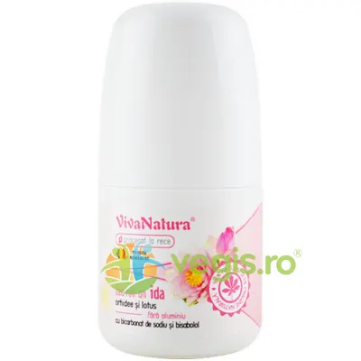 Deodorant Natural Roll-On Ida cu Orhidee si Lotus 50ml