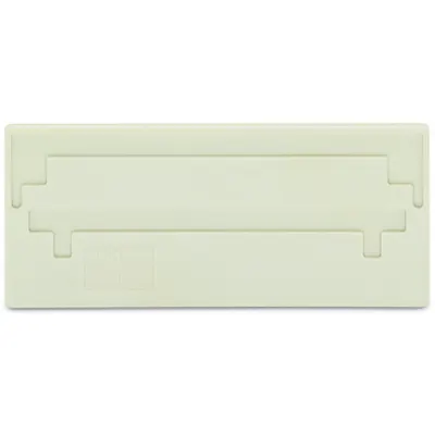 Separator plate; 2 mm thick; oversized; light gray