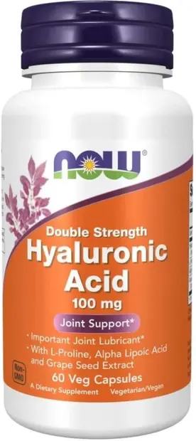 Hyaluronic Acid, 60 capsule, Now