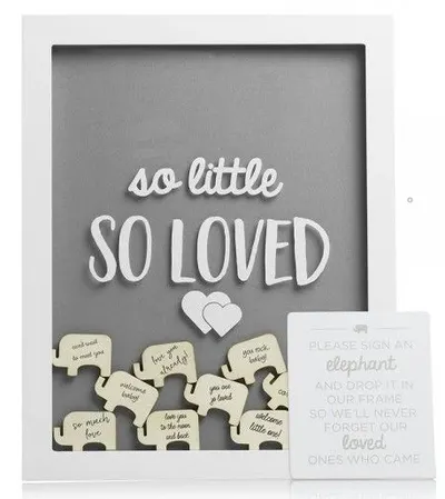 Rama pentru mesaje Pearhead - Little wishes elephant