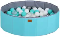 Piscină pliabilă Moni Toys - cu 90 bile, Melo-mentă