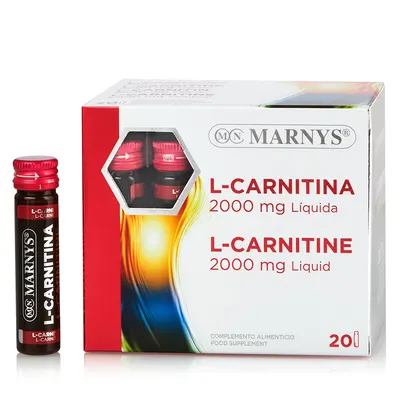 L-Carnitina Lichida 2000mg, 20 fiole, Marnys