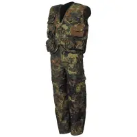 Set Camuflaj Copii MFH – Vestă + Pantaloni Detasabili 2in1 Flecktarn - S