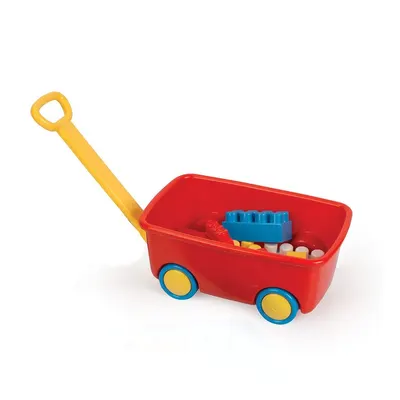 Primul meu carucior cu cuburi Dolu 28 piese