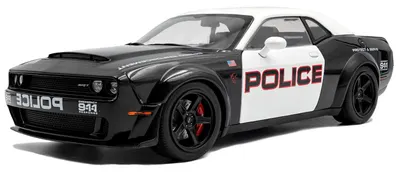 Model de colecție SOLIDO Moderne: Automobile - Dodge Challenger Demon, Highway Police, 2023