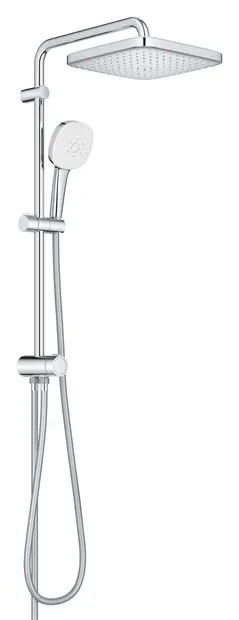Coloana dus Grohe Tempesta Cube 250, aparent, dus fix 250 mm, 1 functie, crom, 26977001