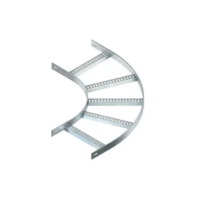 Cot 90° cu profile laterale neperforate, dar cu perforatii conector KLMUB 40.100 F