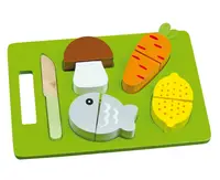 Set produse din lemn de taiat Andreu Toys - Pranz