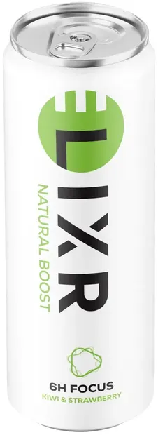 Băutură funcțională fără zahăr adăugat, kiwi și căpșuni, 250 ml, Lixr