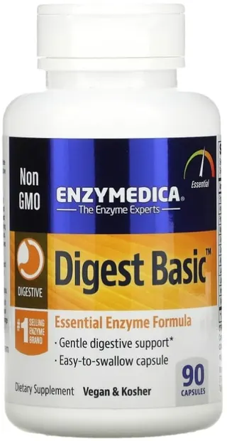 Digest Basic, 125 mg, 90 capsule, Enzymedica