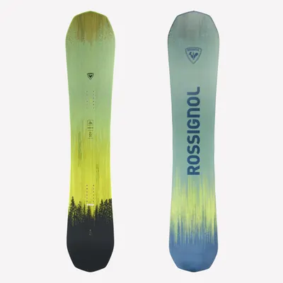 Placă de snowboard All Mountain ROSSIGNOL REVENANT Verde și galben Damă