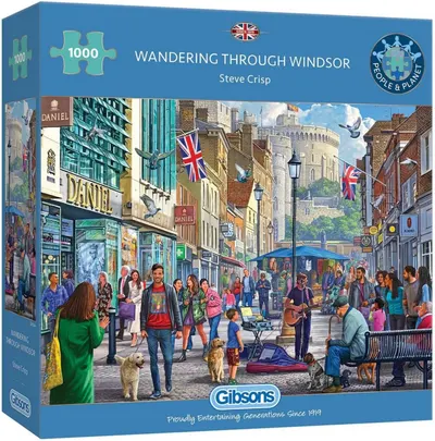 Puzzle Gibsons din 1000 piese - O plimbare prin Windsor