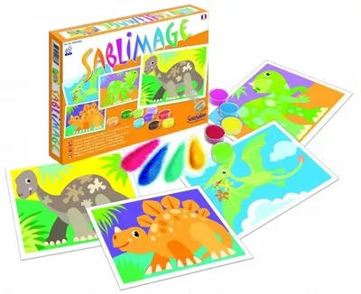 Set de desen cu nisip Sentosphere Sablimage - Dinozauri