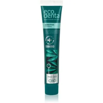 Ecodenta Sensitive CBD pasta de dinti bio-activa cu CBD