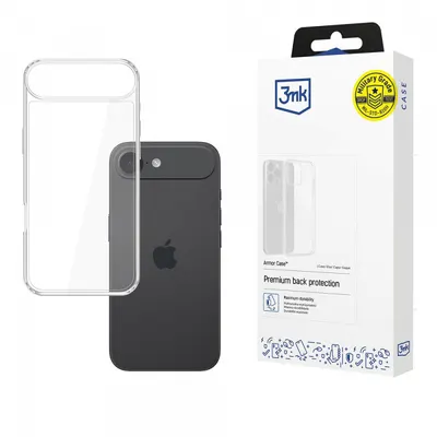 Husa pentru Apple iPhone 17 Air, 3MK, Armor, Transparenta