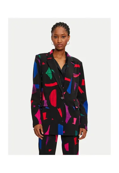 Sacou dama - 304286827 - Poliester - Multicolor