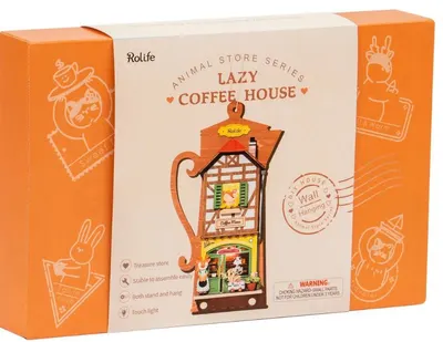 Puzzle tablou 3D - Cafenea
