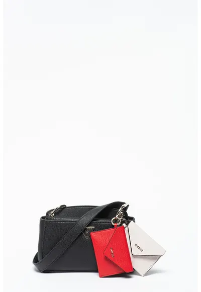 Geanta crossbody din piele ecologica Kirby - Negru