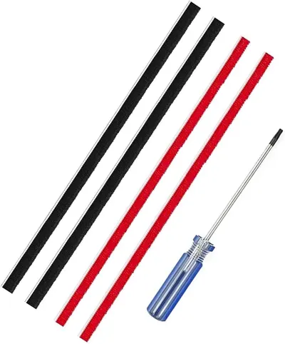 Set benzi inlocuire PAA-home® compatibile cu peria aspiratorului Dyson V7 V8 V10 V11 V15, 2 benzi rosii, 2 benzi negre si surubelnita inclusa