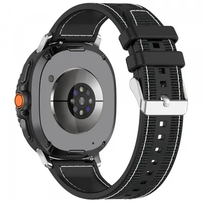 Curea Techsuit W051 pentru Samsung Galaxy Watch9 / Watch8 / Watch8 Classic Series, Neagra