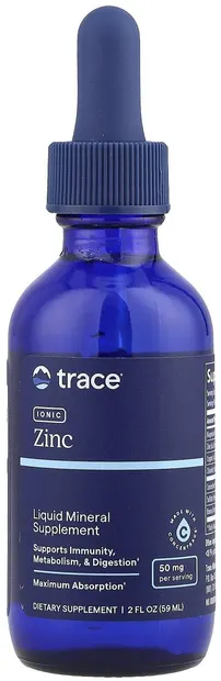 Ionic Zinc, 50 mg, 59 ml, Trace Minerals