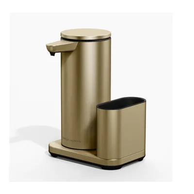 Suport pentru accesorii de spălat auriu mat automat din metal – simplehuman