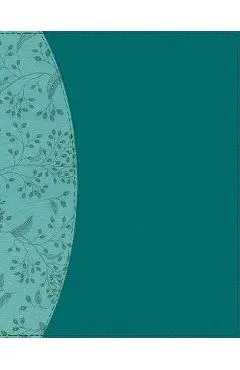 Niv, Beautiful Word Bible, Updated Edition, Peel/Stick Bible Tabs, Leathersoft, Teal, Red Letter, Comfort Print: 600+ Full-Color Illustrated Verses