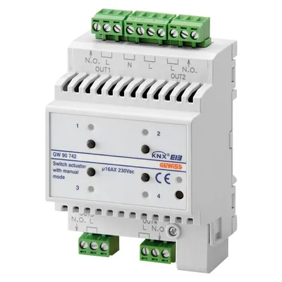 Variator LED 4 canale 12-24vdc 16Ax KNX