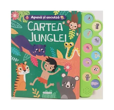 Apasă și ascultă povestea - Cartea junglei - Hardcover - ***