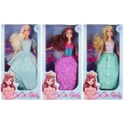 Jucarie papusa SaSa Girls 29cm + accesorii, diverse modele, +3 ani, MegaCreative, 543702