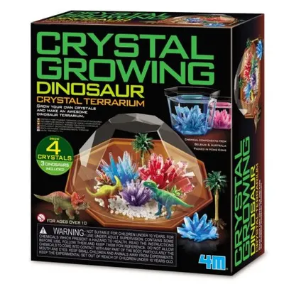 Set experimente de crescut Cristale, terariu cu Dinozauri