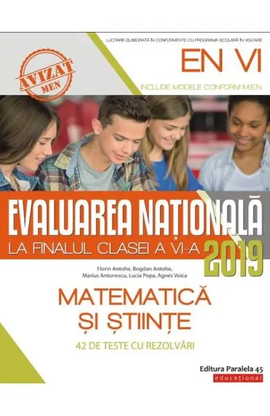 Evaluarea Nationala 2019 - Matematica si Stiinte