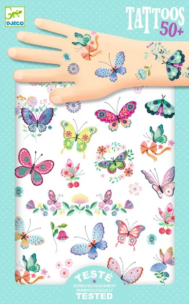 Tatuaje temporare Djeco - Fluturi