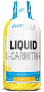 Liquid L-Carnitine + Chromium, portocală, 450 ml, Everbuild