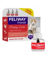 FELIWAY Friends 3 rezerve difuzor, feromoni reducere conflicte între pisici