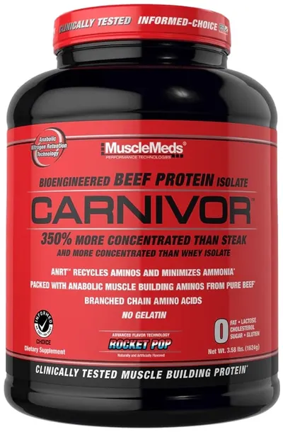 Carnivor Beef Protein, Rocket Pop, 1624 g, Muscle Meds