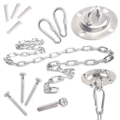 Kit montare pentru tavan, pentru hamace, leagane, 200 kg