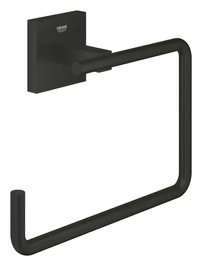 Inel prosop Grohe Start Cube, 190mm, montare pe perete, negru