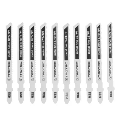 Set 10 pânze de tăiere pentru metal